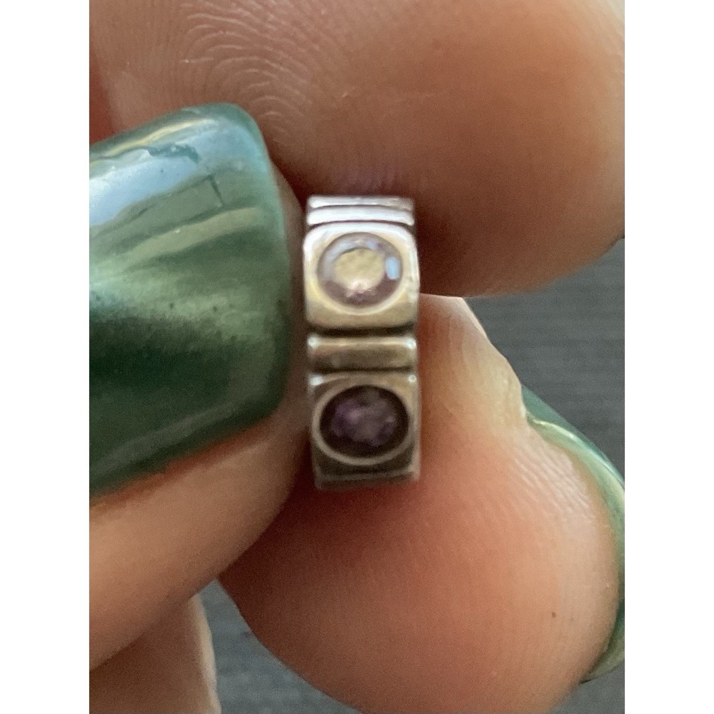 Pandora ALE 925 Sterling Silver CZ Trinity Spacer charm - Picture 5 of 5